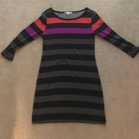 EUC! Comfy striped dress- Perfect for Fall! Size M - Picture 3 of 4